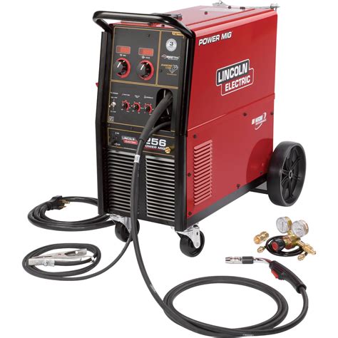 FREE SHIPPING — Lincoln Electric Power MIG 256 FluxCore/MIG Welder